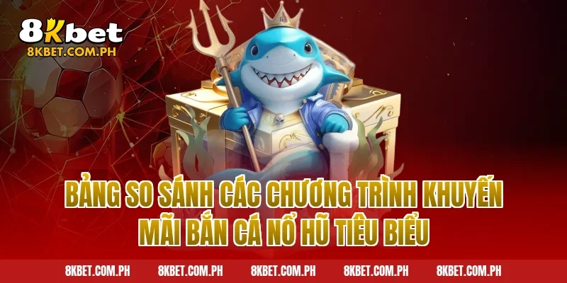 Bảng So Sánh Các Chương Trình Khuyến Mãi Bắn Cá Nổ Hũ Tiêu Biểu
