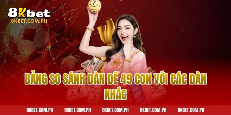 Bảng so sánh dàn đề 49 con với các dàn khác