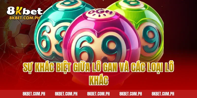 Sự khác biệt giữa lô gan và các loại lô khác