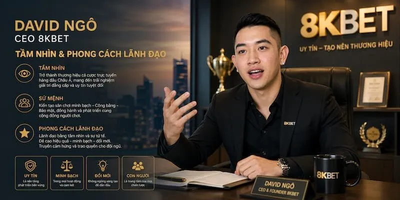 Phong cách lãnh đạo của CEO 8kbet